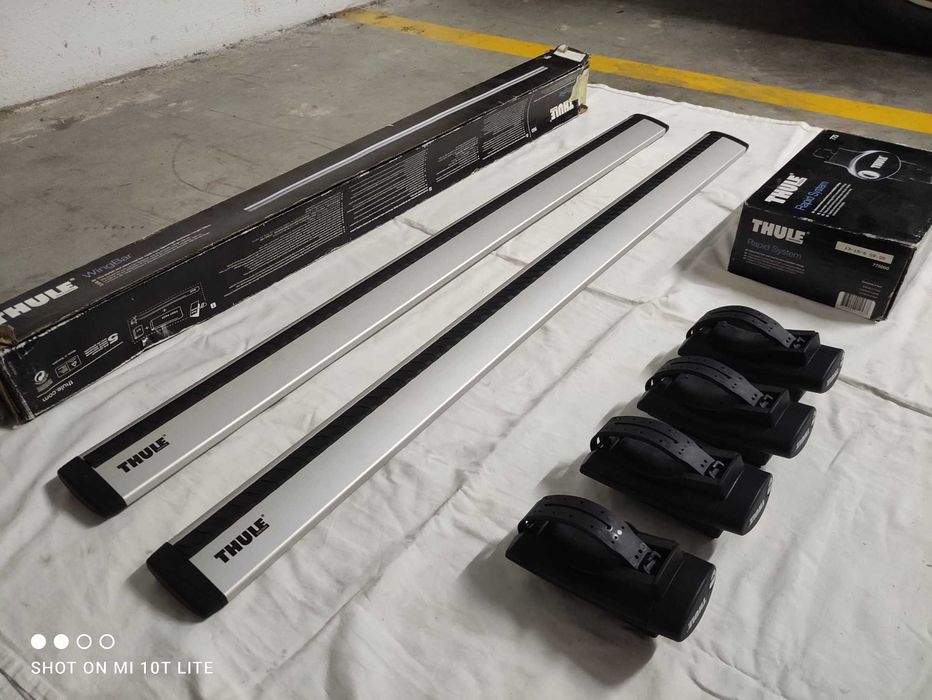 Barras de Tejadilho + Suporte de Fixação THULE