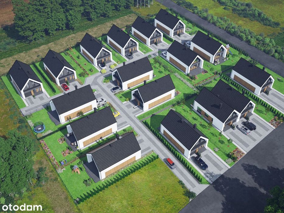 NOWY ETAP Dom wolnostojący - garaż - ogród