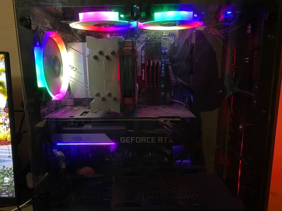 Ryzen 5 5600|RTX3060TI|ASROCK-B550|DDR4-32GB|ssd 512GB|ssd m2 500GB|BP650W|