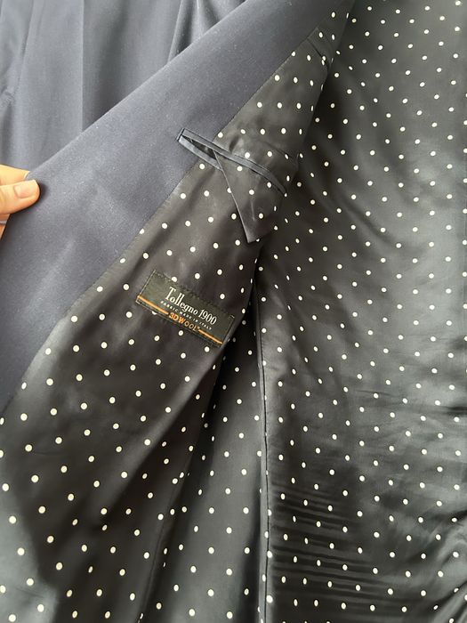 Garnitur W176/96/84, spodnie i marynarka granatowy BYTOM