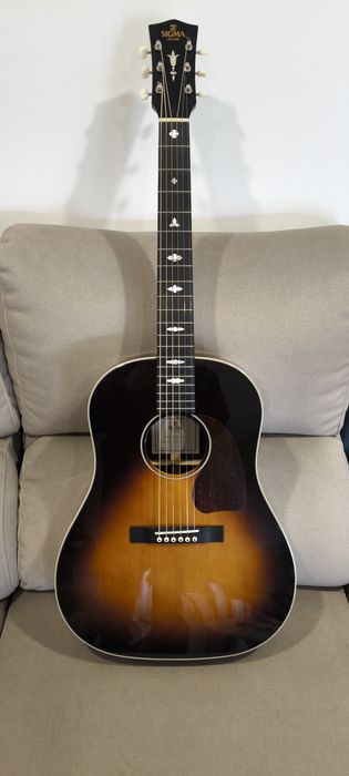 Guitarra acústica Sigma SJR-SG45, Gloss Sunburst