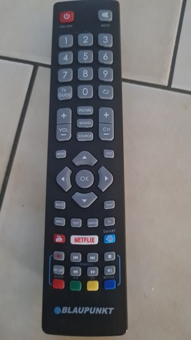Pilot do telewizora  Blaupunkt , Netflix