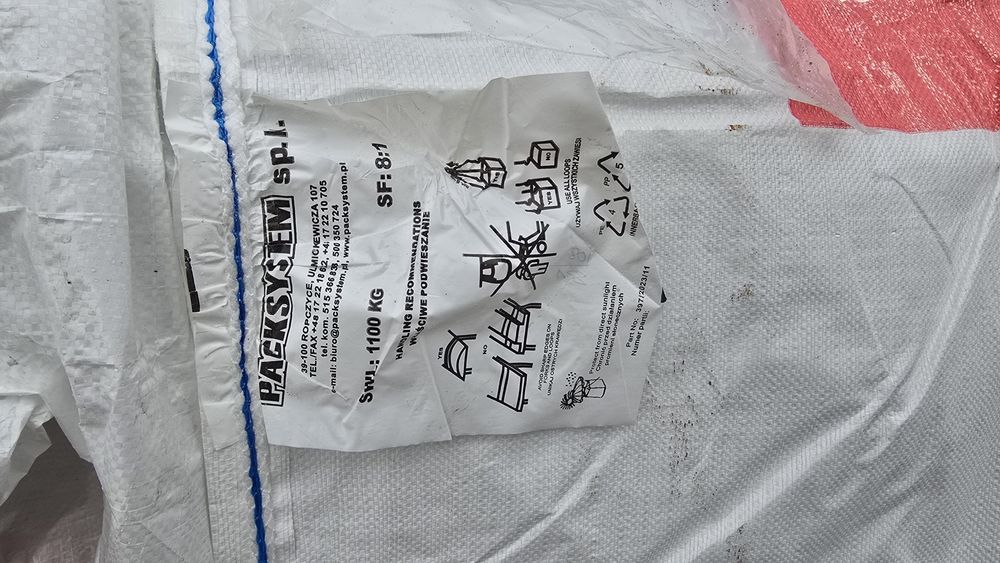 Worki big bag jak nowe mocne hurt detal f.vat wysylka