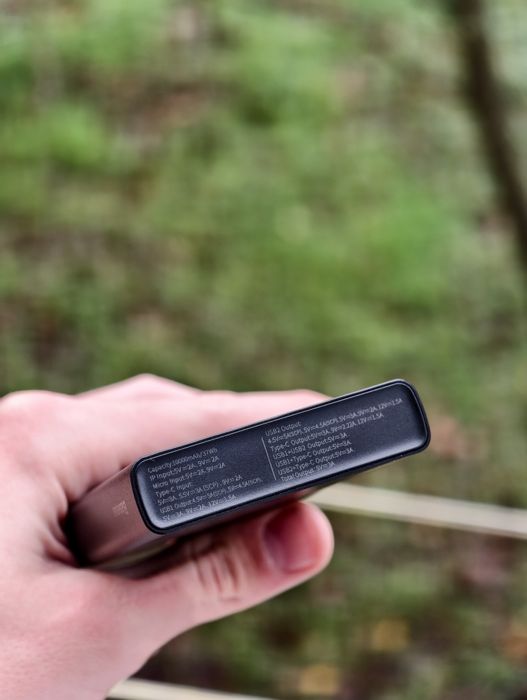 Павербанк Baseus 10000 mAh 22,5w в металевому корпусі, з дисплеєм