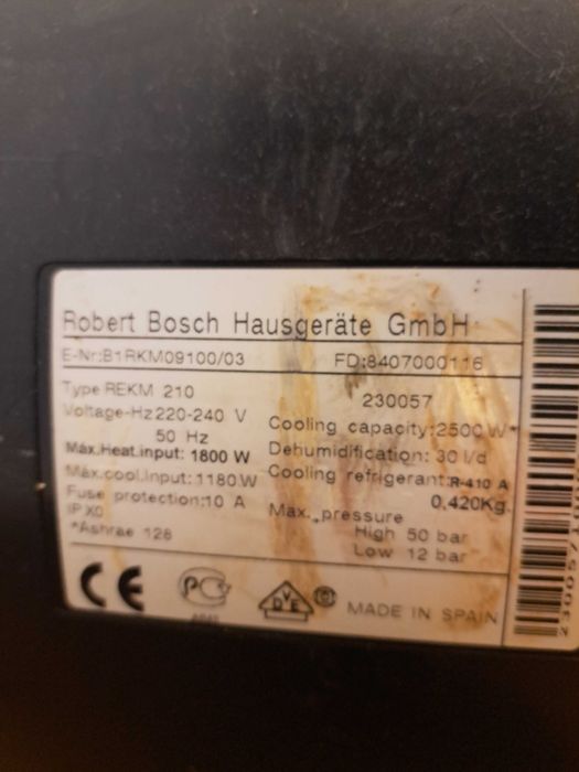 Ar Condicionado/Aquecedor Portátil BOSCH 4 em 1