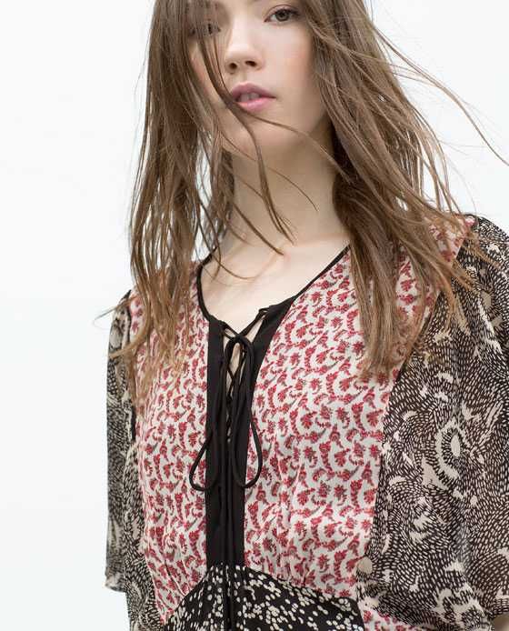 Vestido comprido Zara