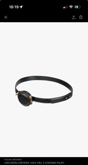 Пояс Zara & Stefano Pilati кожа premium