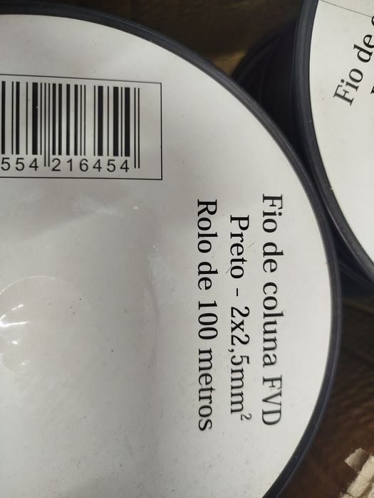 Bobine 100m Fio de Coluna 2.5mm2