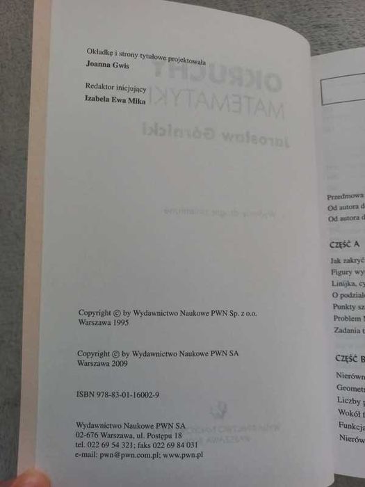 Okruchy matematyki - Jarosław Górnicki