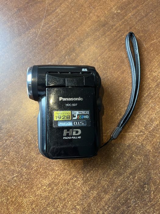 Panasonic handycam hdc sd7 vintage vhs full hd 3ccd ccd camcorder