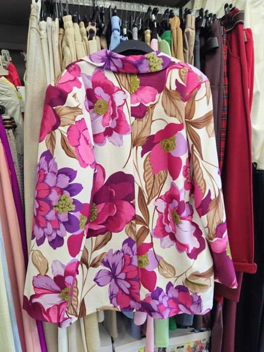 Marynarka Plus Size kwiaty Italy XL !!!