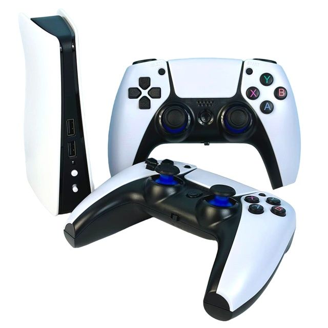 Портативна ігрова консоль приставка з двома джойстиками Wireless  GAME PS Style 64GB 4K 40000 ігр два беспровідних джойстіка