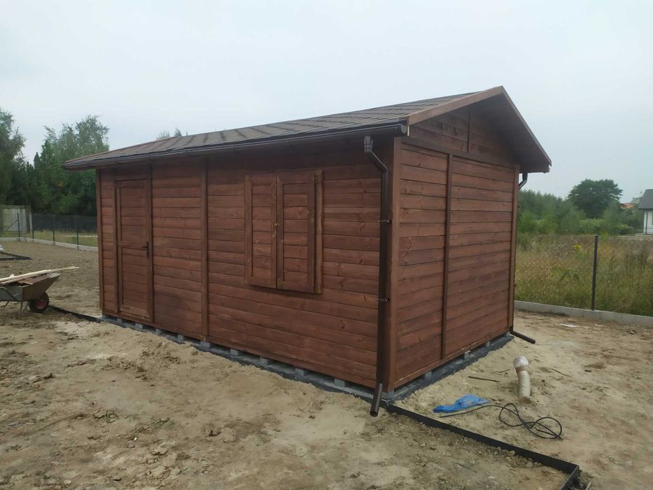 domek domki narzędziowy drewutnia letniskowy