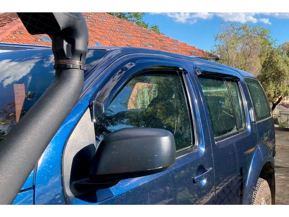 Ветровики для Nissan Pathfinder R51 2005-2014 гг. Поликарбонат (4 шт)