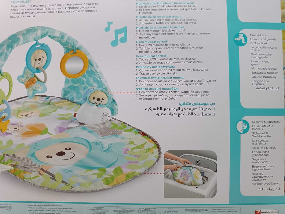 Tapete Atividades Fisher Price