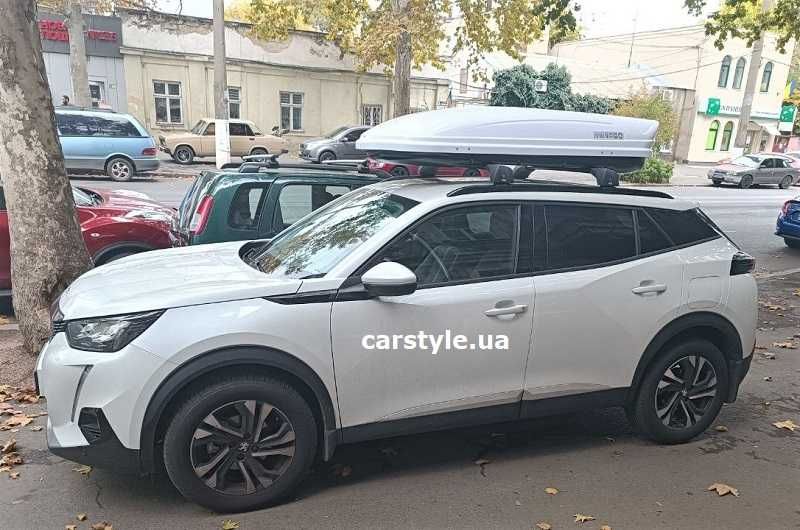 Автобокс на дах Menabo Італія 320 400 460 580 Black White чорний білий