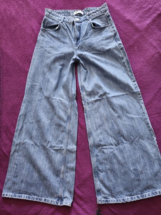 Calças de ganga wide leg