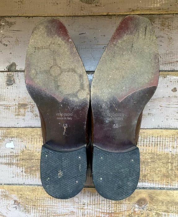 Fabio de marco дизайнерські італійські шкіряні туфлі дербі коричневі