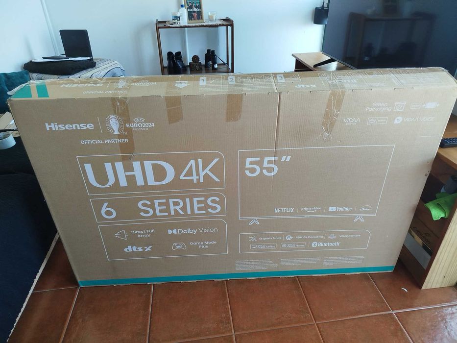 TV HISENSE (LED - 55'' - 139 cm - 4k Ultra HD - Smart TV)