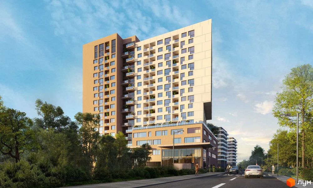 Продаж 1-кім квартири біля ТРЦ Спартак по вул. Топольна ЖК Auroom Air