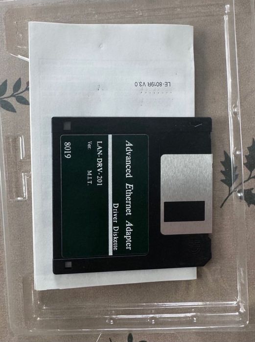 Езернет Карта ISA Ethernet Card 10Mbps BNC/RJ 8019R ISA