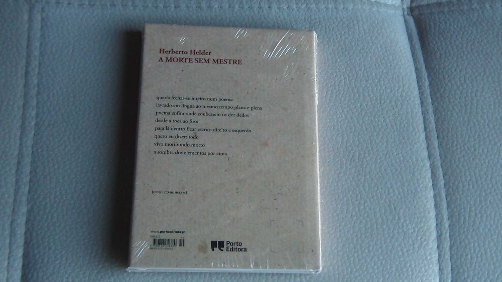 A Morte sem Mestre de Herberto Helder NOVO Embalado