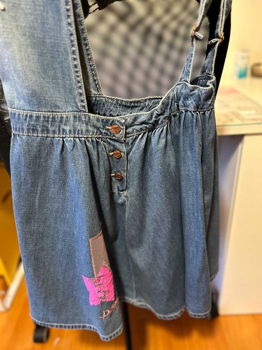 Saia Jardineira  Menina Desigual 13/14 anos.