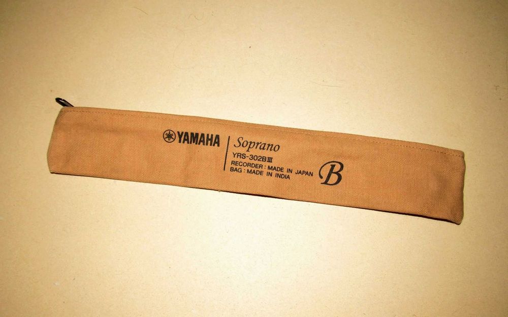 Чехол для  блокфлейты сопрано Yamaha YRS-302BIII