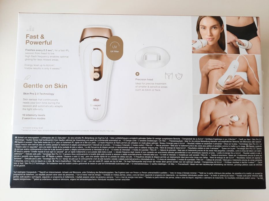 Depilator laserowy BRAUN Silk-expert Pro 5 (Nowy)
