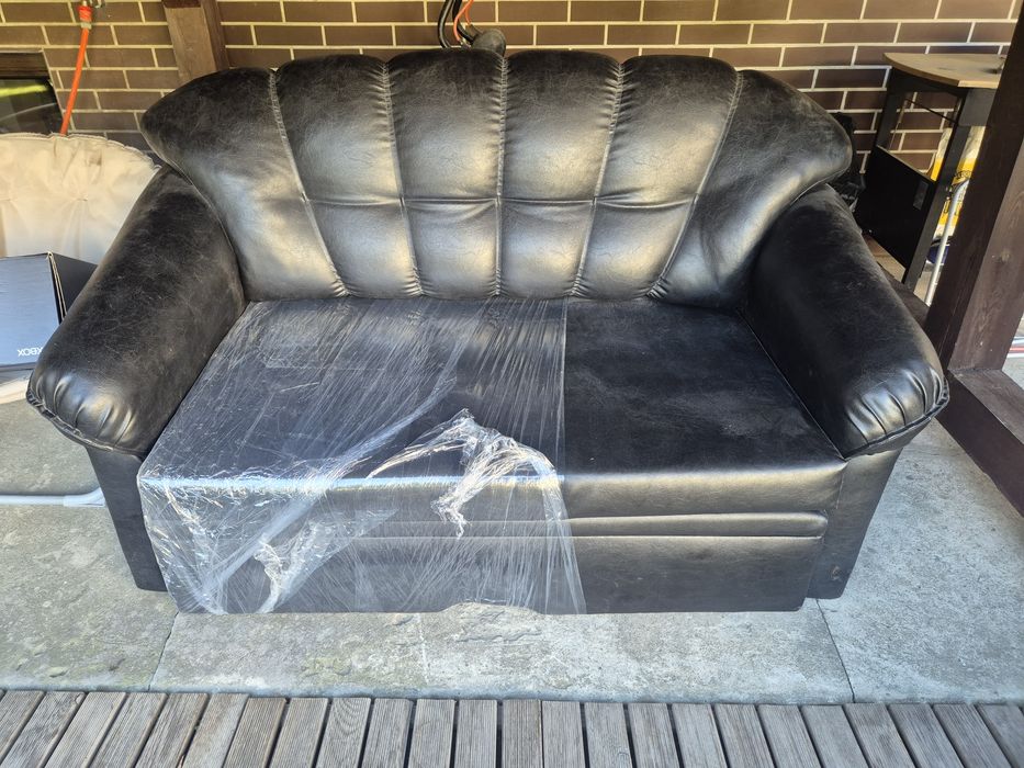 Sofa 2osobowa czarna