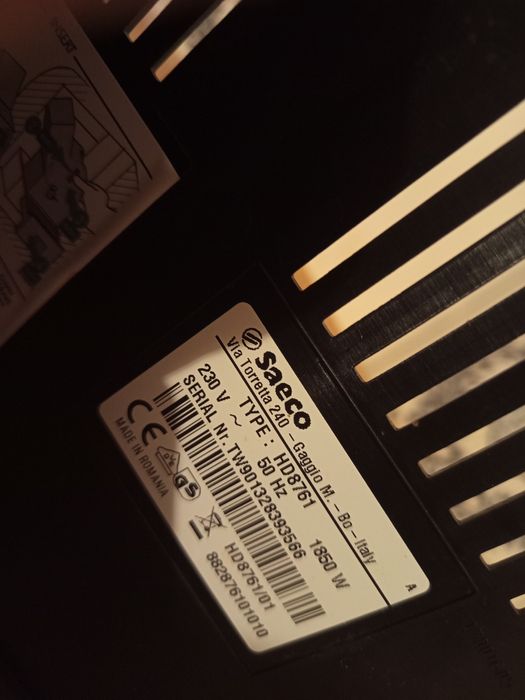 Кофемашина Saeco Minuta HD8761