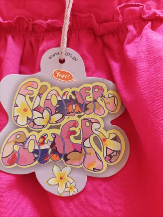 Bluzka  Fuksja Yups! rozm S/M Nowa