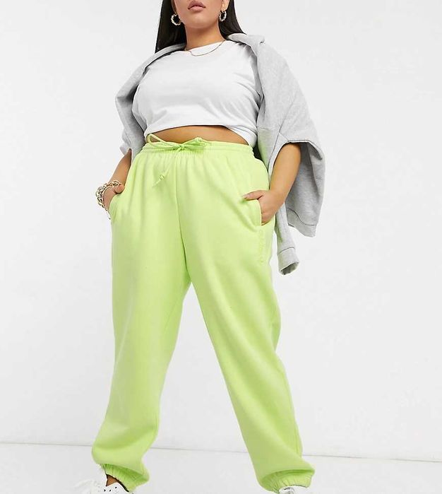 ADIDAS Cuffed PLUS Size Nowe Spodnie Dresowe Damskie 46-52 Oryginalne