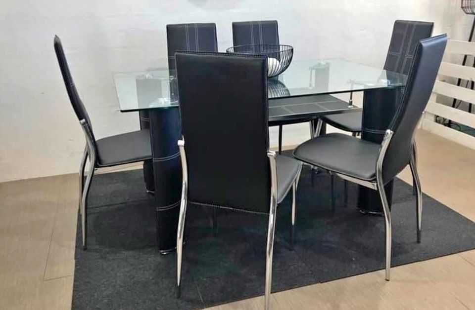 Mesa de jantar com 6 cadeiras Levamos a sua casa Envio gratis