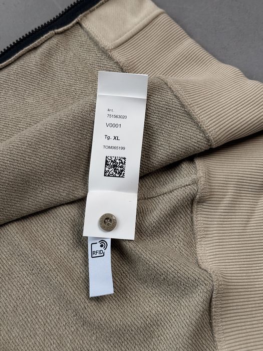 БЕЗ ПЕРЕДОПЛАТИ: Зіп худі Stone Island Beige Ghost