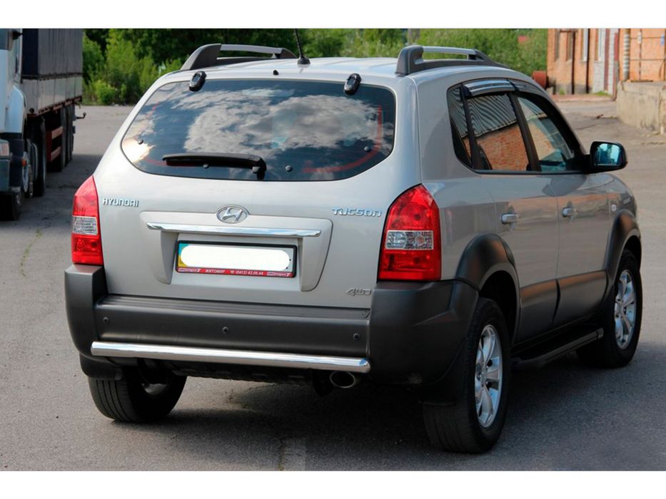 Hyundai Tucson JM 2004- рр. Задня дуга AK002 (нерж.)
