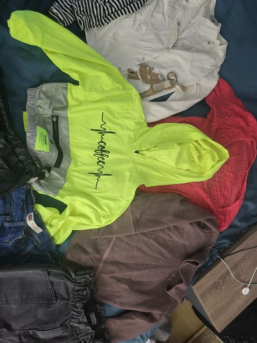 Лот брендового одягу на ріст 134 см: Levi's, Goldi, шкіряні та оверсай