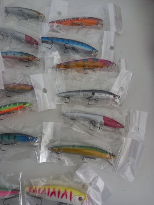 Iscas para pesca.