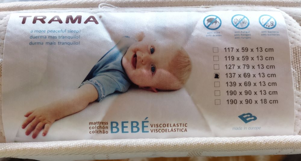 Berço/Cama de Bebé 140x70cm