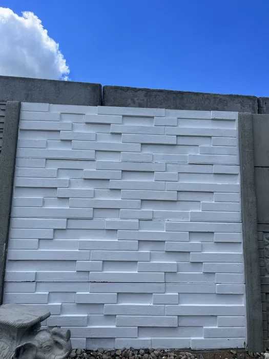 ogrodzenia betonowe dwustronne  67 zł metr bieżący -1,5 m wysokości