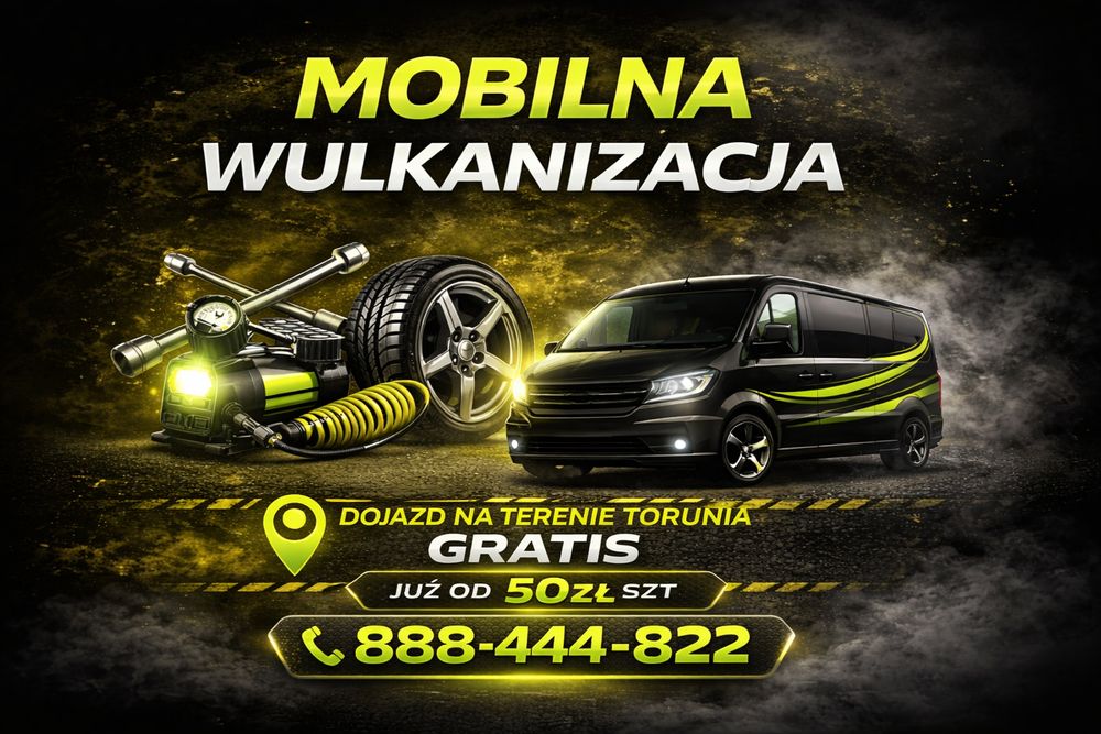 Mobilna Wulkanizacja Serwis Opon Toruń Osobowe Dostawcze 24/7