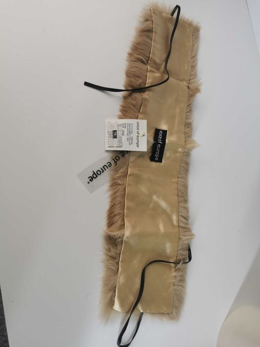 kołnierzyk  stójka skóra naturalna