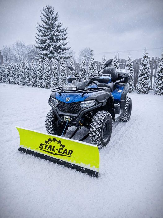 Pług do śniegu do quada spych FLUO 150cm zaczep KLIK płyta PRODUCENT