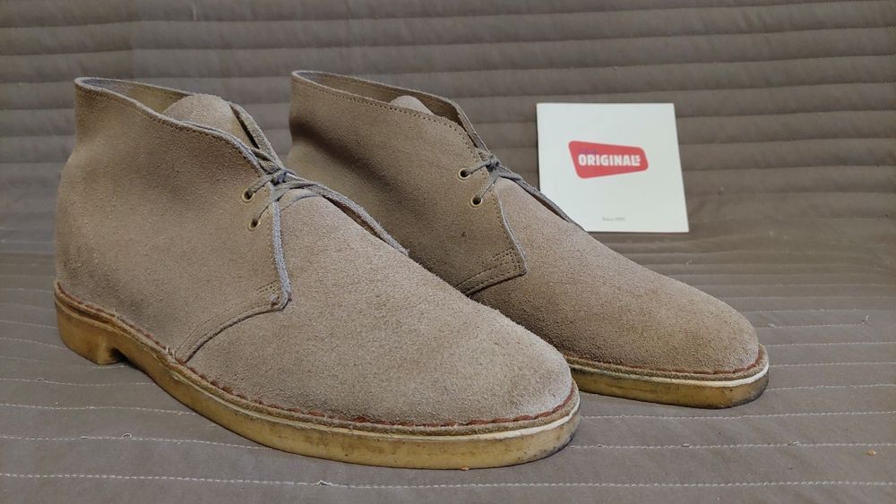 Замшевые  Clarks Desert Boots(туфли,ботинки,кроссовки,обувь
