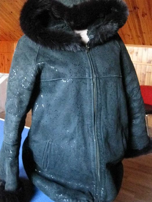 куртка дубленка р 46-48 черная Турция
