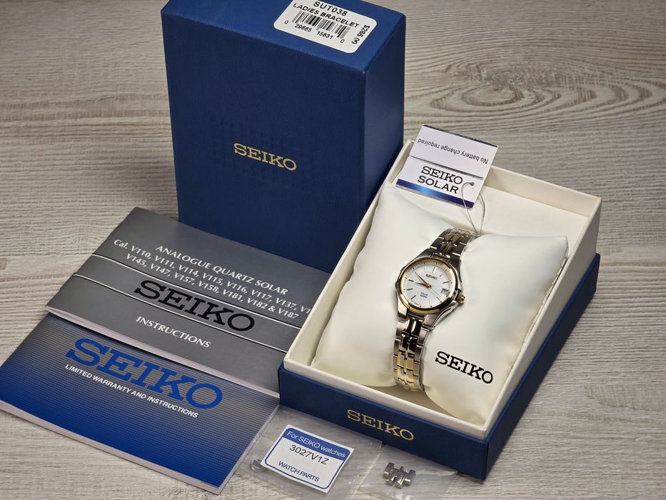 Жіночий наручний годинник Seiko Solar SUT038 (MSRP 265$)