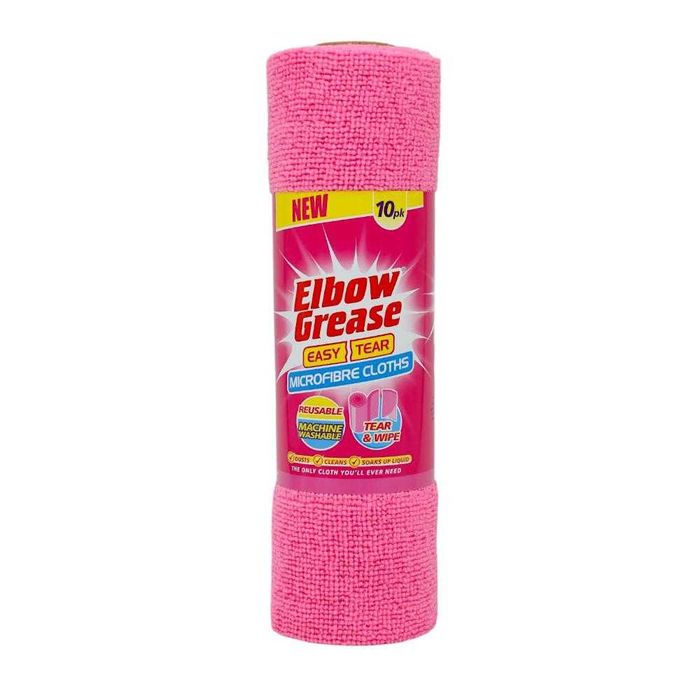 ГУРТОВИЙ ПРОДАЖ/Elbow Grease Серветки-мікрофібра в рулоні 10 шт