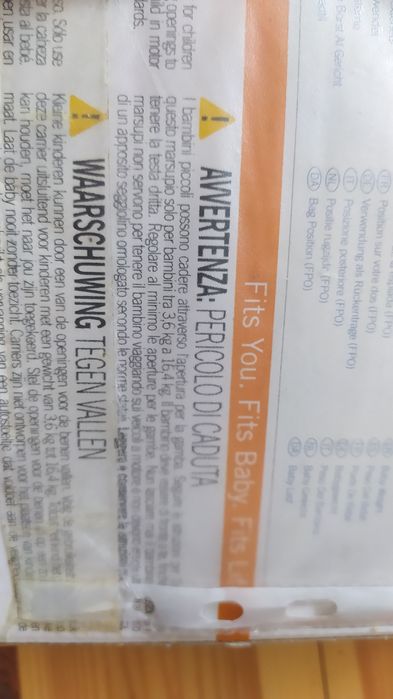 Nosidełko dla dziecka  od 3,6 kg do 16 kg