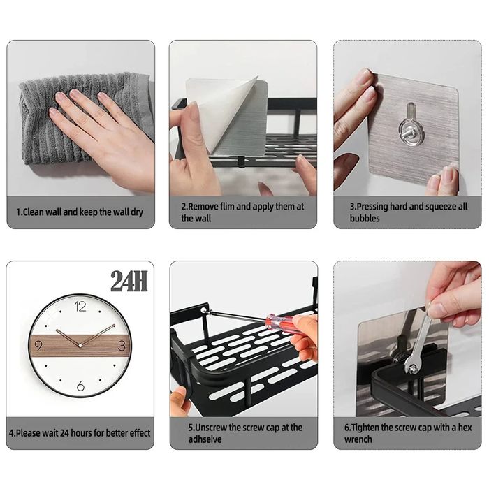 Полка для ванной угловая