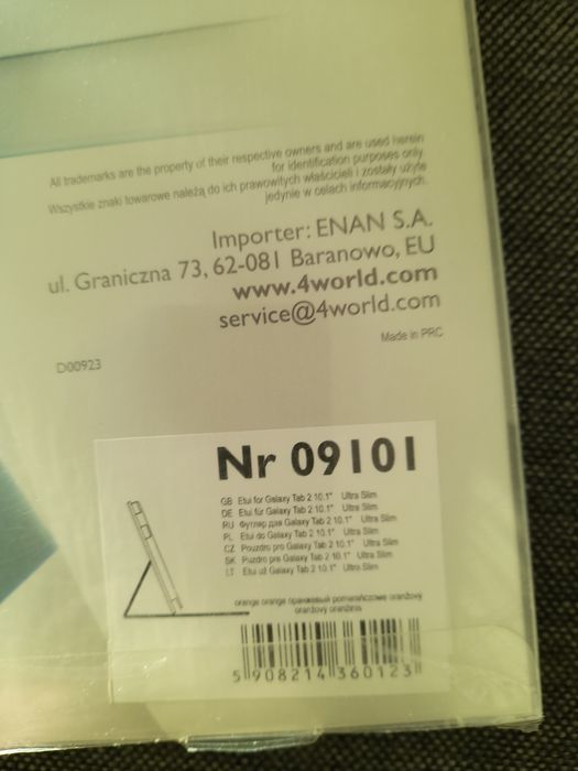 Etui na tablet GALAXY TAB 2 10.1 "